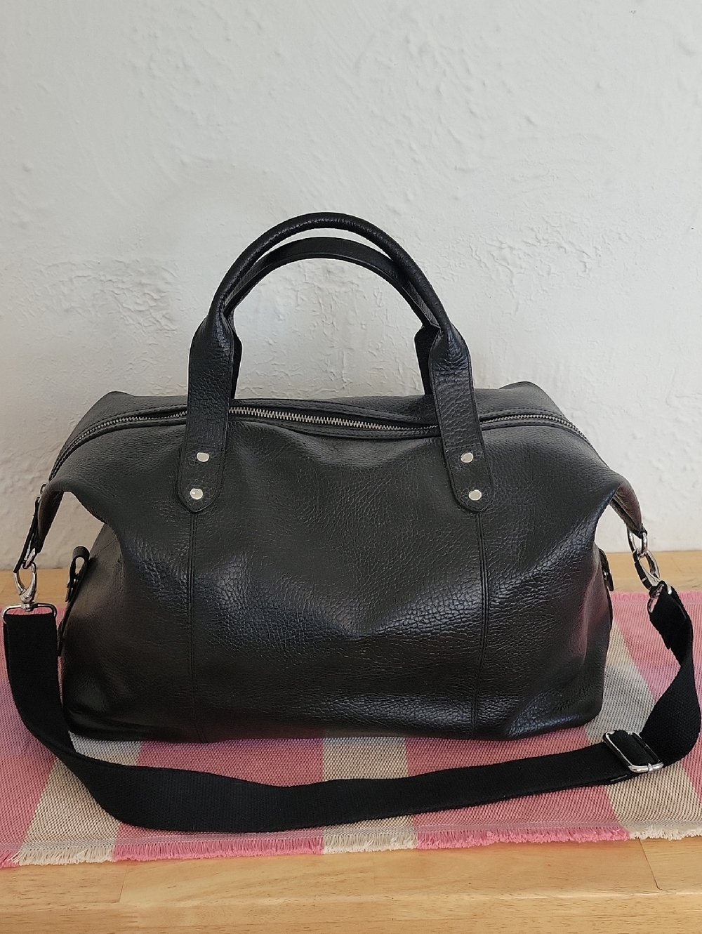Cole Haan Leather Duffle Bag